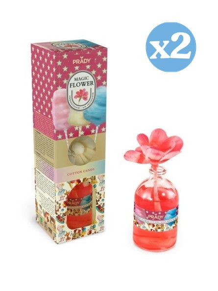 Pack 2x - MAGIC FLOWER AMBIENTADOR COTTON CANDY 100ML PRADY - Prady - 1