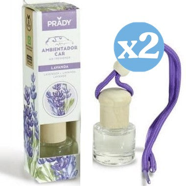 Pack 2x: Ambientador de Coche Lavanda 6ml - Prady - 1