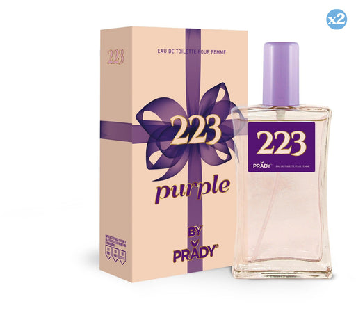 Pack 2x: Purple Femme Eau de Toilette 90ml - Prady - 1