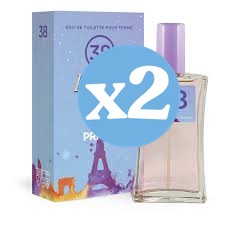 Pack 2x: Colonia Paris para Mujer 100ml - Prady - 1