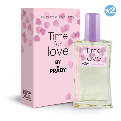 Pack 2x: Colonia Time for Love Femme 90ml - Prady - 1