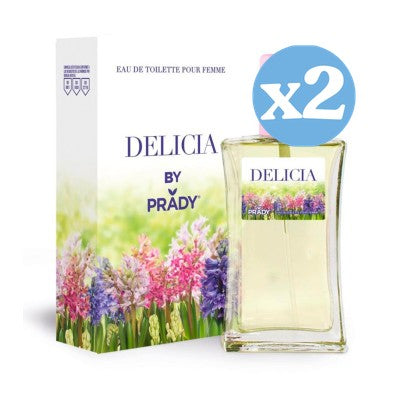 Pack 2x: Eau de Toilette Delicia para Mujer 100ml - Prady - 1