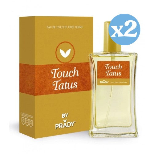 Pack 2x: Eau de toilette para mujer 90ml - Touch Tatus - Prady - 1