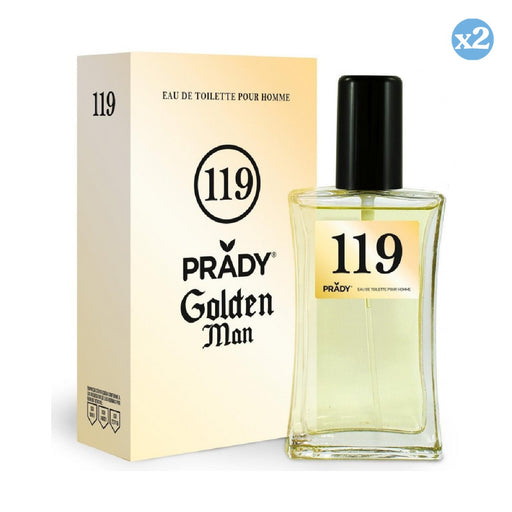 Pack 2x: Colonia Golden Man Pour Homme 90ml - Prady - 1
