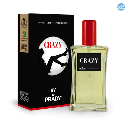 Pack 2x: Colonia Crazy Femme 90 ml - Prady - 1
