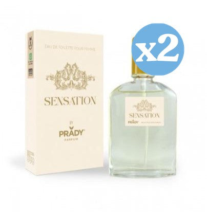 Pack 2x: Eau de Toilette Sensation 85ml - Prady - 1