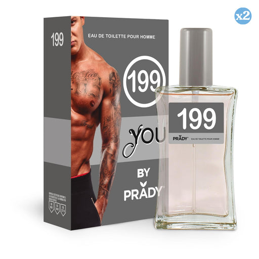 Pack 2x: Eau de Toilette You para Hombres 90ml - Prady - 1