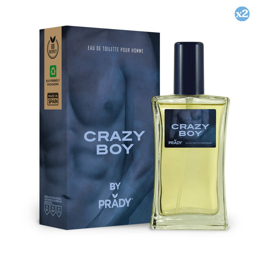 Pack 2x: Colonia Crazy Boy Homme 90 ml - Prady - 1