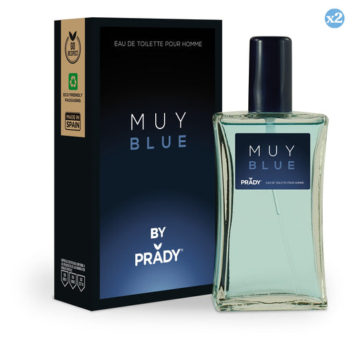 Pack 2x: Colonia Muy Blue Homme 90 ml - Prady - 1
