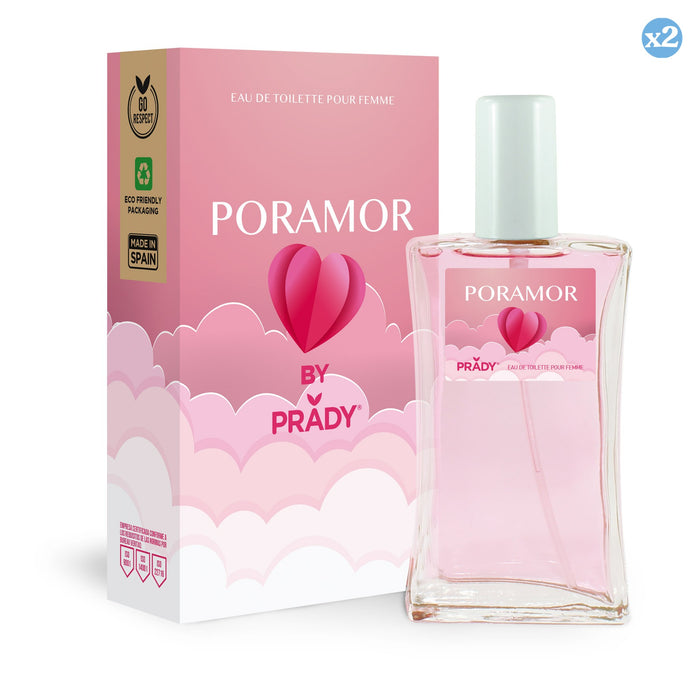 Pack 2x: Colonia Poramor Femme 90 ml - Prady - 1