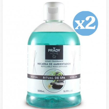 Recambio Mikado 500 ml | Ambientador en Formato Ahorro para Difusores con Varillas - Prady - 1