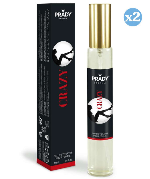 Pack 2x: Eau de Toilette Crazy para Mujeres 33ml - Prady - 1