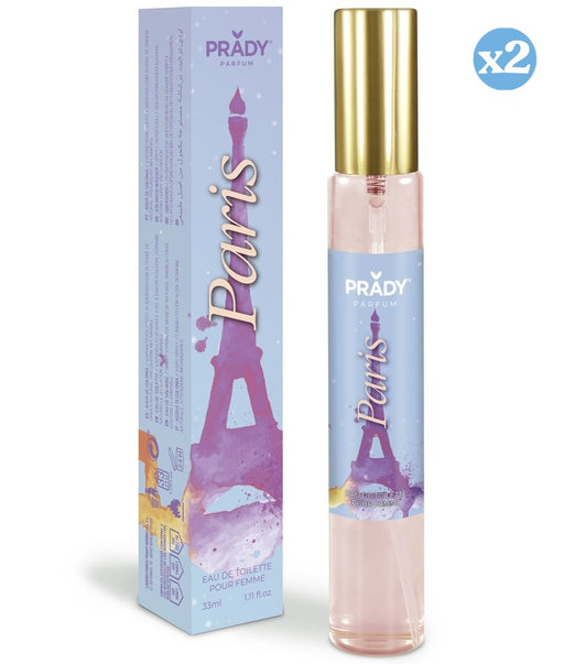 Pack 2x: Eau de Toilette para Mujeres Paris 33ml - Prady - 1