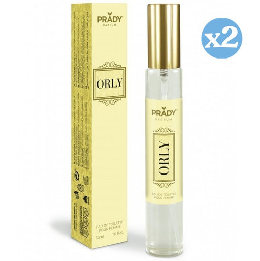 Pack 2x: Eau de Toilette Orly Mini 33ml - Prady - 1