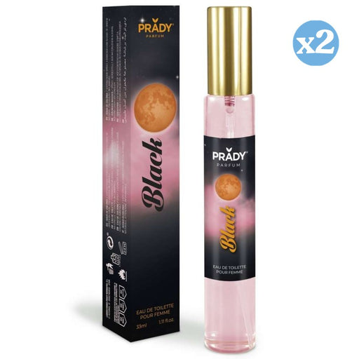 Pack 2x: Eau de Toilette Black para Mujeres 33ml - Prady - 1