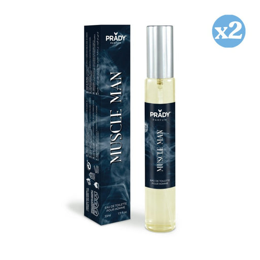Pack 2x: Eau de Toilette Muscle Man 33ml - Prady - 1
