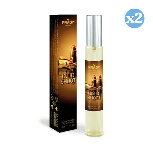 Pack 2x: EAU DE TOILETTE GOLD SHOOT 33ml - Prady - 1