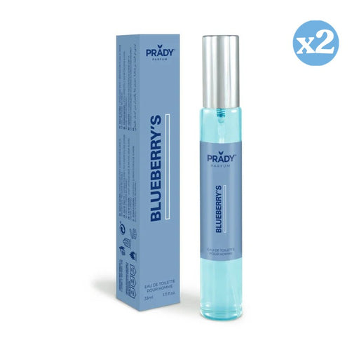 Pack 2x: EAU DE TOILETTE 90ML BLUEBERRY´S HOMME - Prady - 1