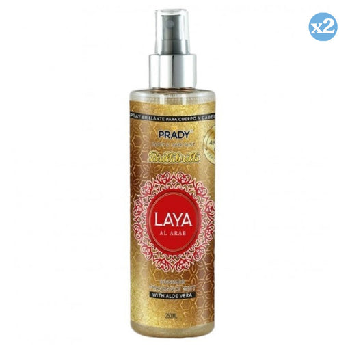 Pack 2x: Body & Hair Shimmer Mist 250ml - Prady - 1