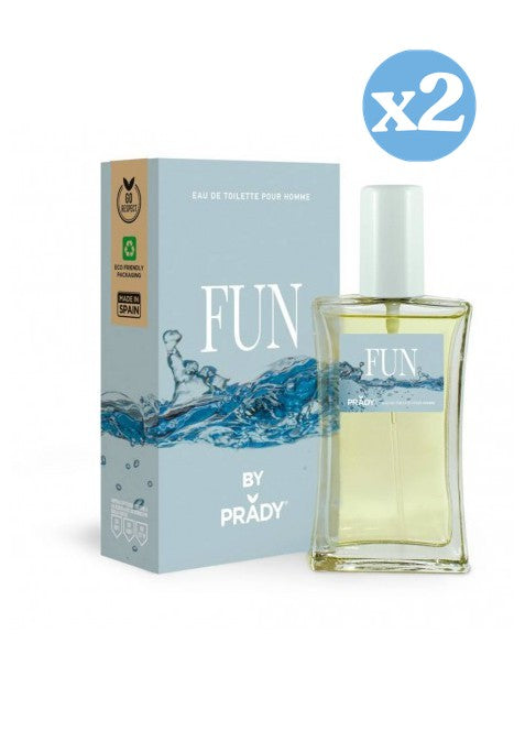 Pack 2x: Eau de Toilette Fun para Hombres 100ml - Prady - 1