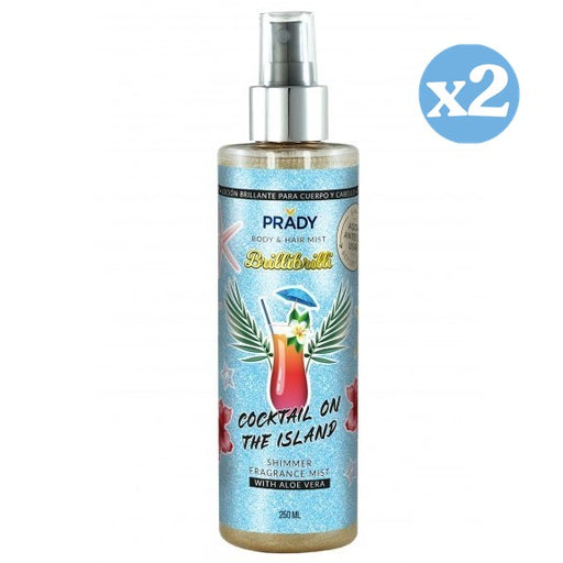Pack 2x: Body & Hair Shimmer Mist 250ml - Prady - 1