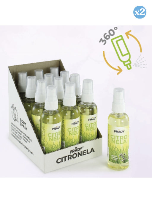 Pack 2x - Body Spray Citronela - 100ml - Prady - Prady - 1