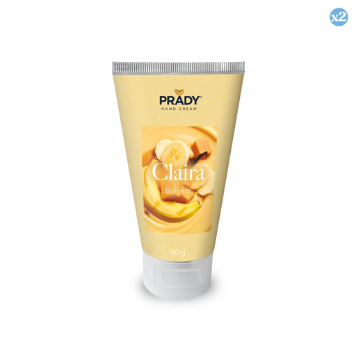 Pack 2x: Tubo 50 gr Crema de Manos Claira Banana - Prady - 1