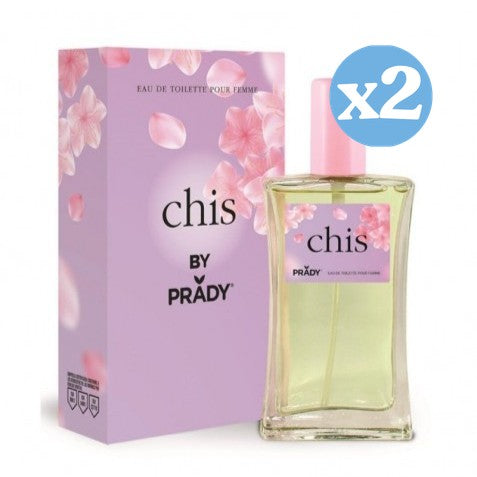 Pack 2x: Eau de Toilette Chis para Mujer 100ml - Prady - 1