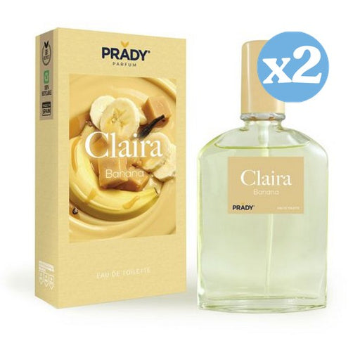 Pack 2x: Eau de Toilette Claira Banana para Mujer 90ml - Prady - 1