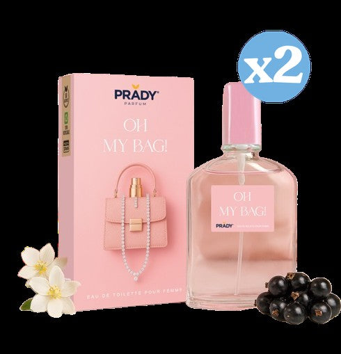 Pack 2x: Eau de Toilette Oh my Bag! para Mujer 90ml - Prady - 1