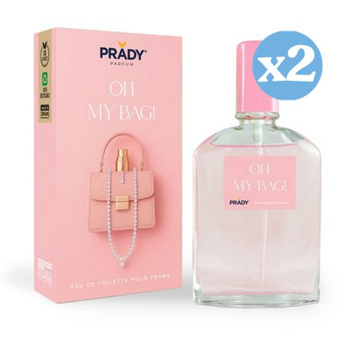 Pack 2x: Eau de Toilette Oh my Bag! para Mujer 90ml - Prady - 2