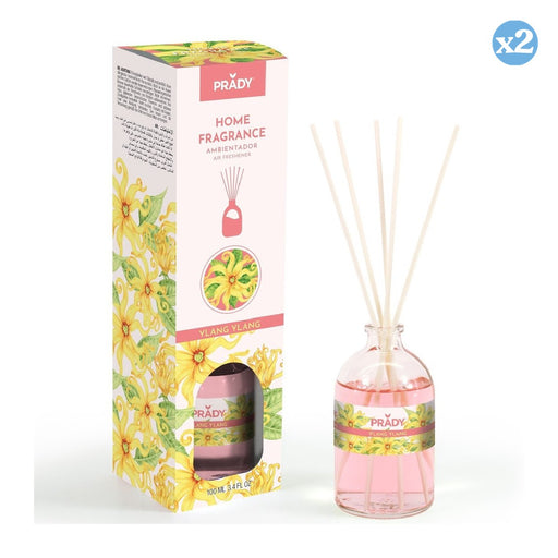 Pack 2x - MIKADO AMBIENTADOR YLANG - YLANG 100ML - Prady - 1