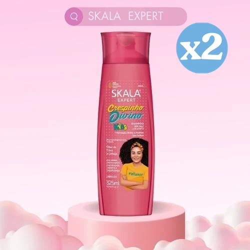Pack 2x: Champú Suave para niños - Crespinho Divino 325ml - Skala - 2