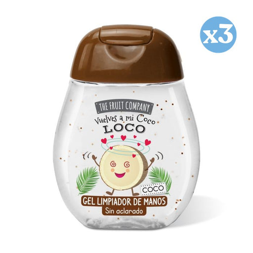 Pack 3x: Gel Limpiador de Manos Coco - The Fruit Company - 1