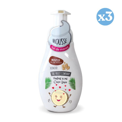 Pack 3x: Jabón de Manos - Gel Mousse Coco - The Fruit Company - 1