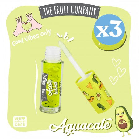 Pack 3x: Aceite Labial de Aguacate 3,6ml - The Fruit Company - 2
