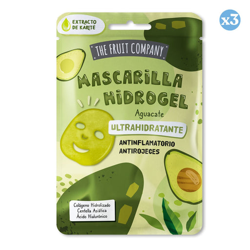 Pack 3x: Mascarilla Facial Hidrogel Aguacate Ultrahidratante 31 g - The Fruit Company - 1