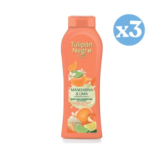Pack 3x: Gel de Baño Mandarina & Lima 650 ml - Tulipan Negro - 1