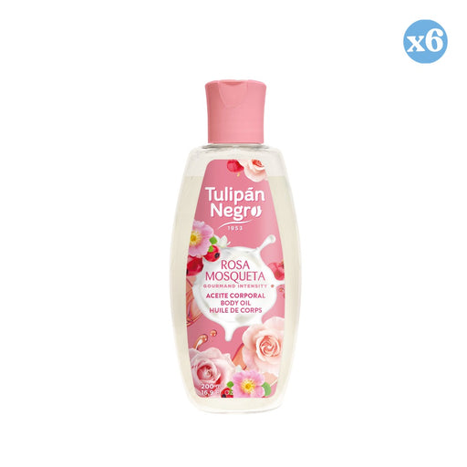 Pack 6x - Aceite Corporal Tulipán Negro Rosa Mosqueta 200 ml - Tulipan Negro - 1
