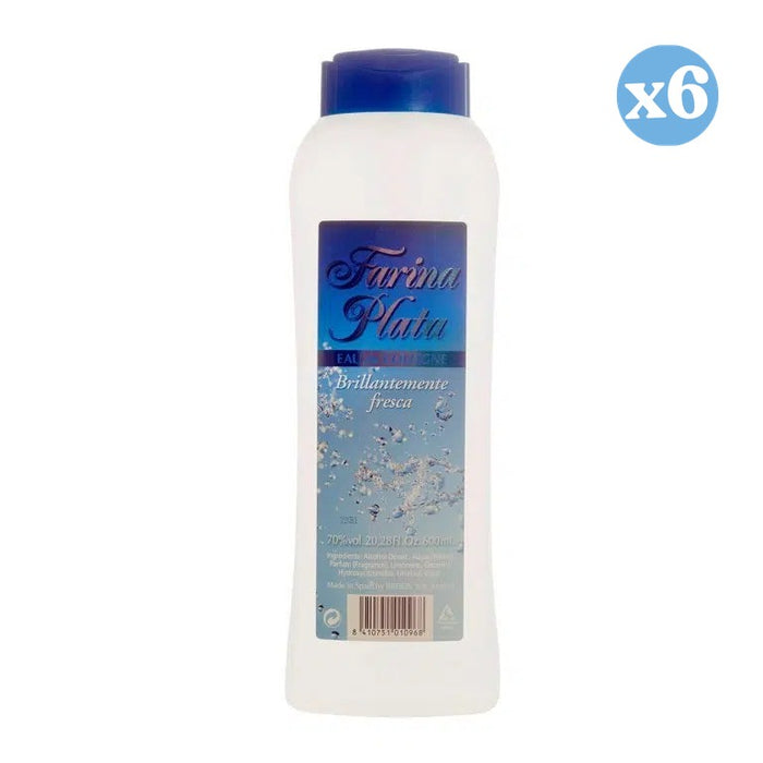 Pack 6x - COLONIA FARINA PLATA 600 ML - Tulipan Negro - 1