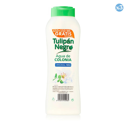 Pack 3x - AGUA DE COLONIA TN ORIGINAL 1953 800 ML - Tulipan Negro - 1