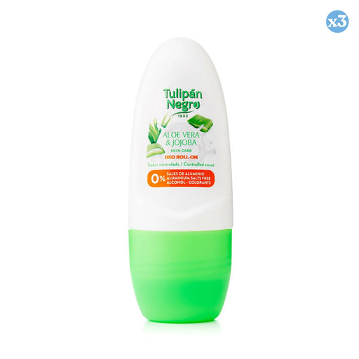 Pack 3x: Desodorante Roll-On Aloe Vera y Jojoba 50ml - Tulipan Negro - 1