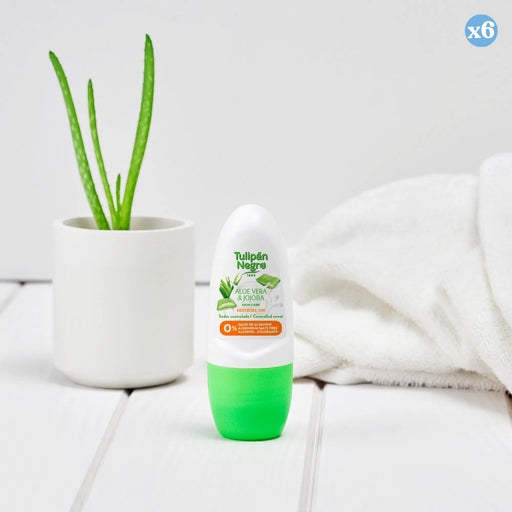 Pack 6x - DEO ROLL ON TULIPAN NEGRO ALOE Y JOJOBA 50 ML. - Tulipan Negro - 2