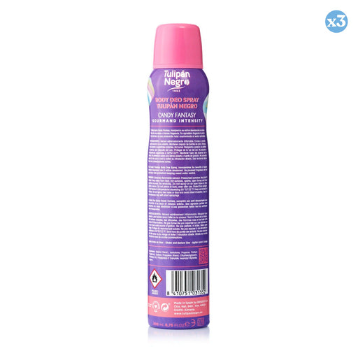 Pack 3x: Desodorante en Spray Candy Fantasy 200ml - Tulipan Negro - 2
