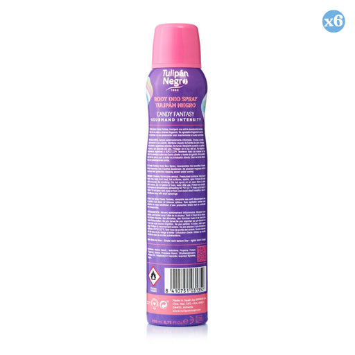 Pack 6x: Desodorante en Spray Candy Fantasy 200ml - Tulipan Negro - 2