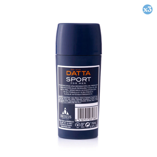 Pack 3x: Desodorante Stick Datta Sport 75ml - Tulipan Negro - 2