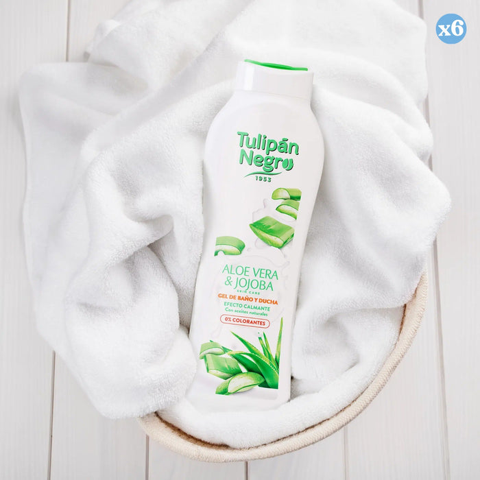 Pack 6x - Gel de baño Tulipán Negro Aloe Vera 650 ml - Tulipan Negro - 3