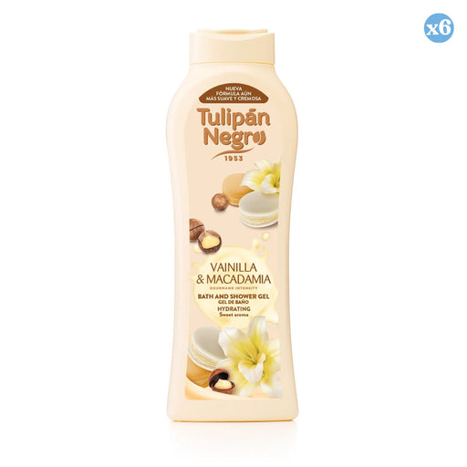 Pack 6x - GEL TULIPAN NEGRO VAINILLA Y MACADAMIA 650 ML - Tulipan Negro - 1