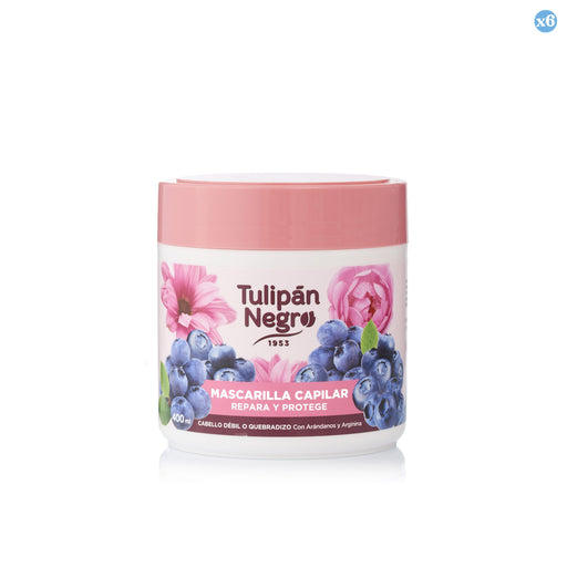 Pack 6x: Mascarilla Capilar Repara y Protege 400 ml - Tulipan Negro - 1