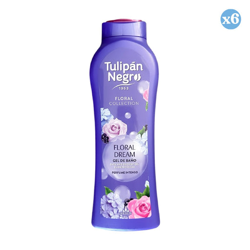 Pack 6x: Gel de Baño y Ducha Intense 550ml - Tulipan Negro - 1